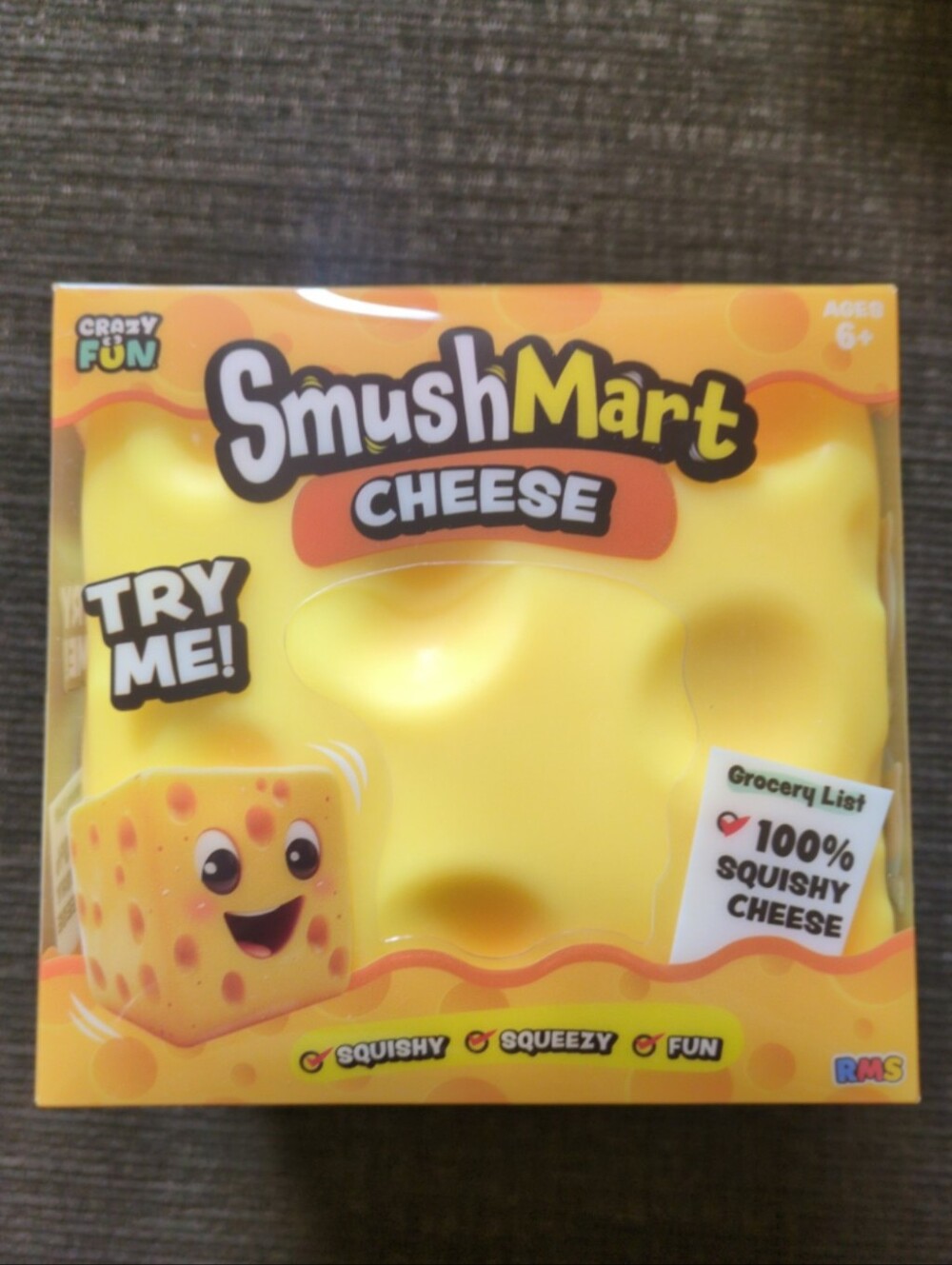 Five Below SmushMart Jumbo Squishy Cheese